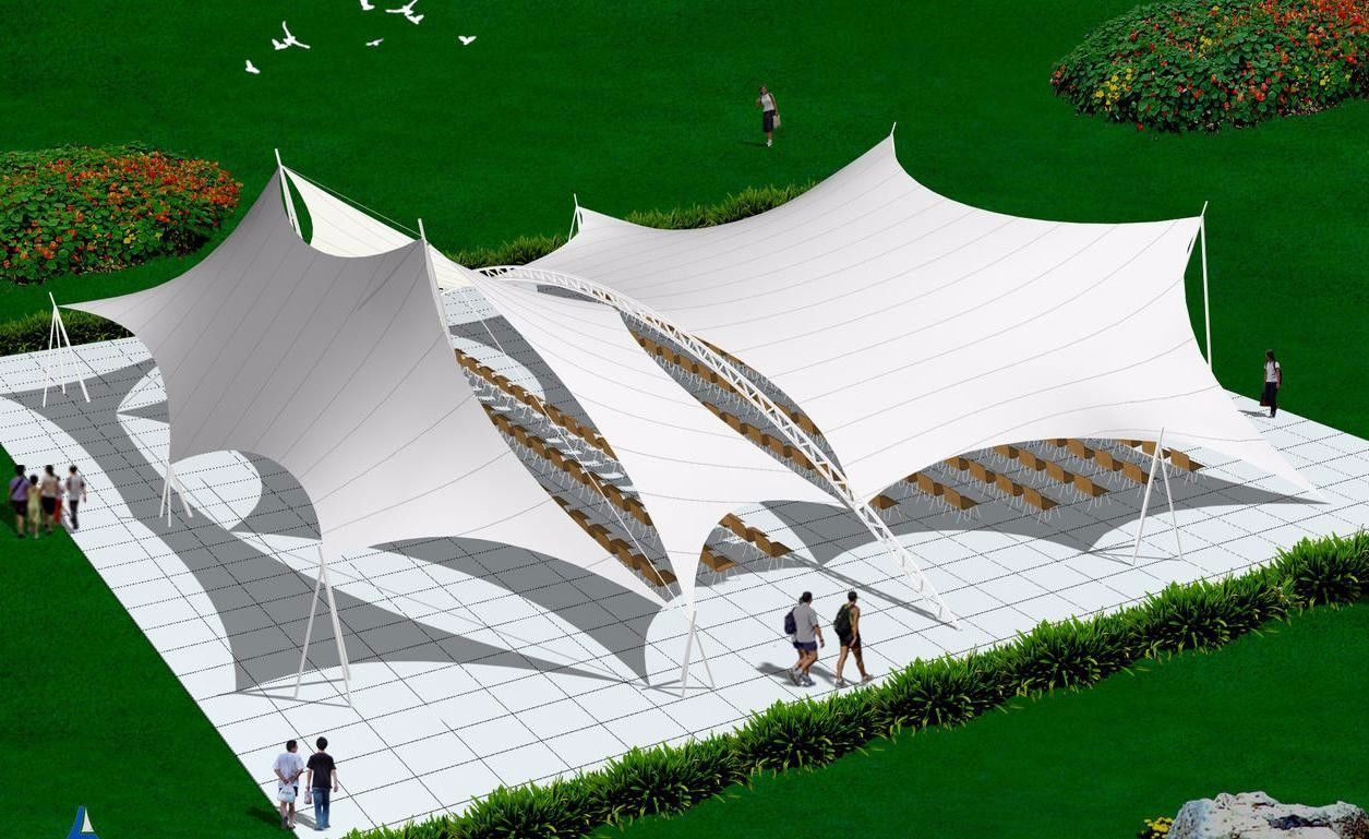 景觀(guān)建筑膜結(jié)構(gòu)